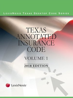 cover image of Texas Annotated Insurance Code